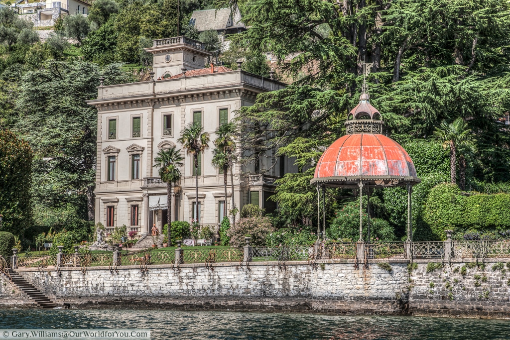 Classical lakeside views, Lake Como, Italy