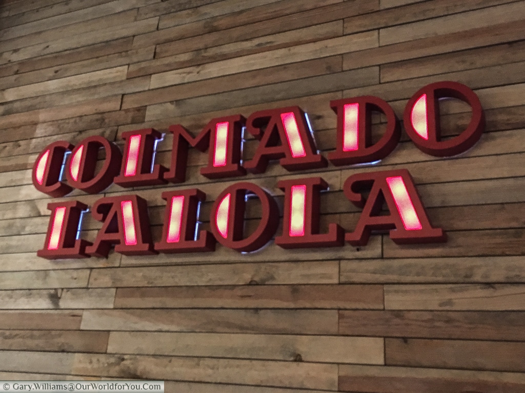 The logo of Colmado LaLola, a fine eatery in Valencia,Spain