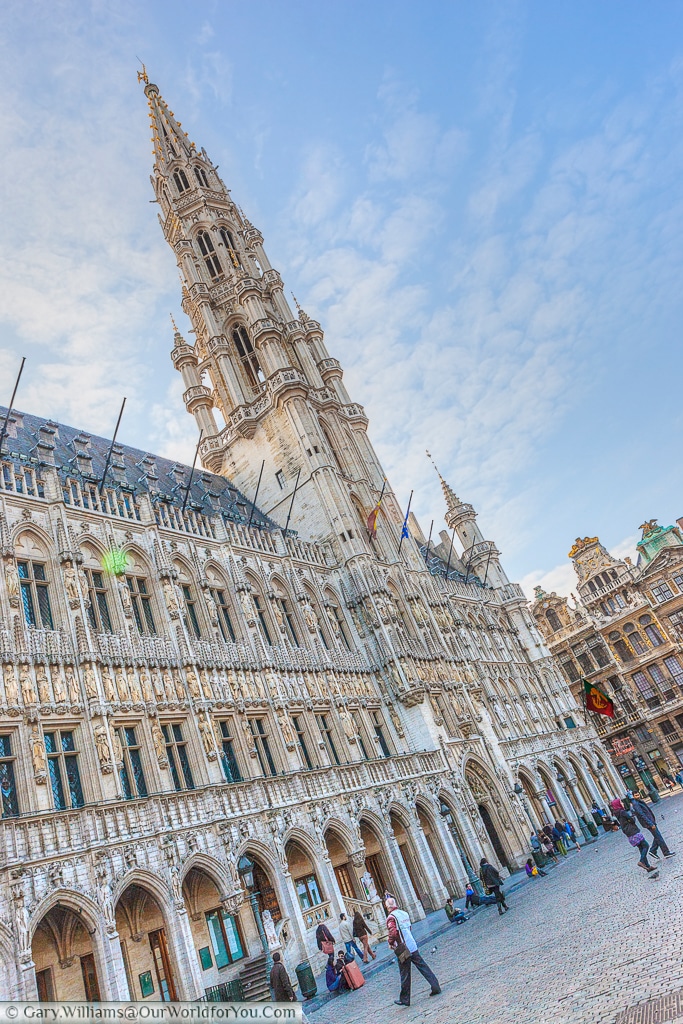 The Hotel de Ville in the Grand Place, Brussels, Belgium