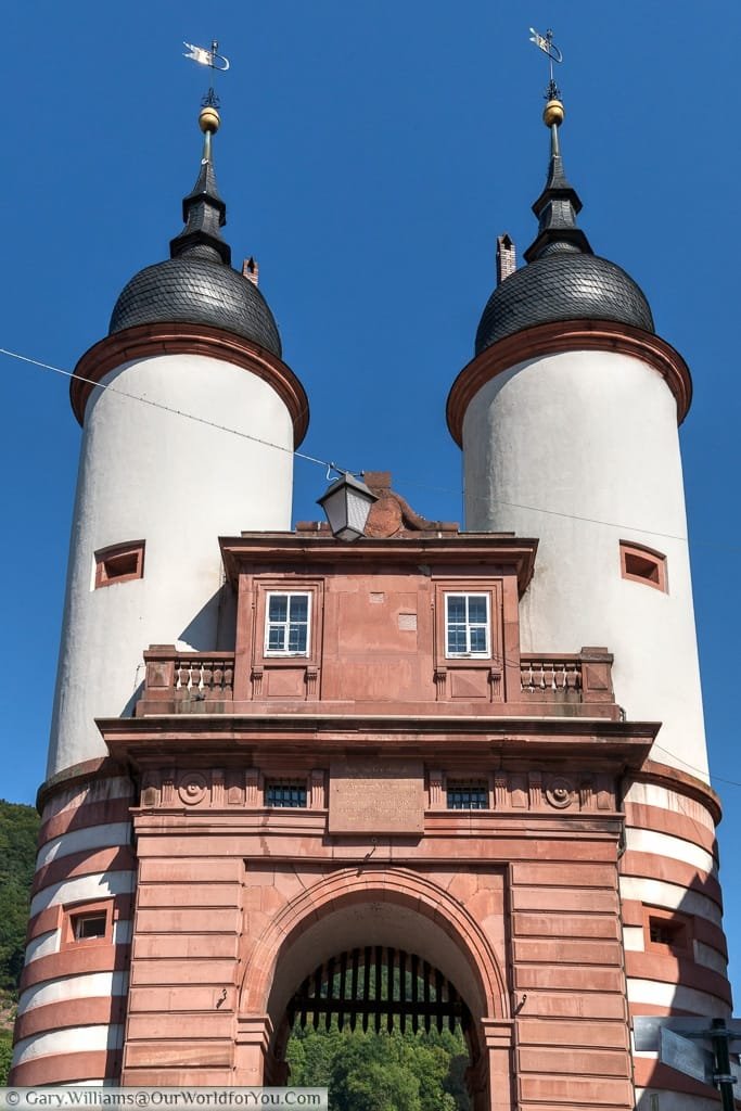 The Old Bridge Gate, Heidelberg, Baden-Wurttemberg, Germany