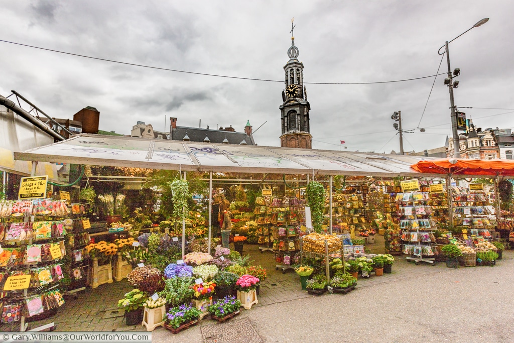 The floating flower market, Amsterdam, Netherlands