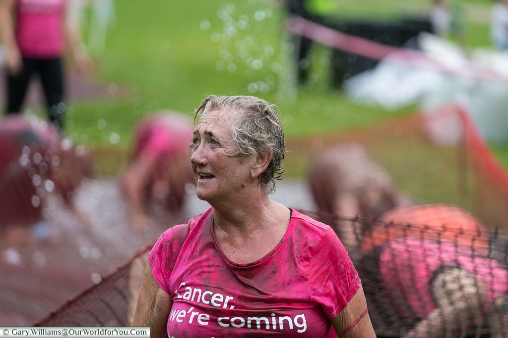 Did I sign up for this at the Pretty Muddy Cancer Research event, Cardiff, UK