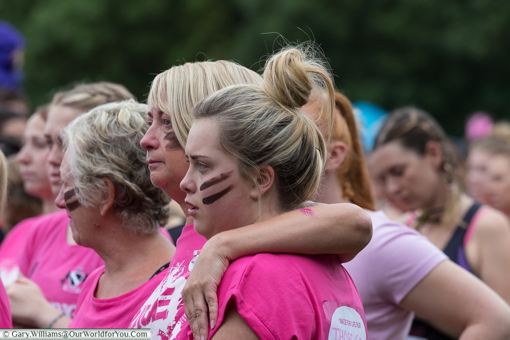 Memories of those not here at the Pretty Muddy Cancer Research event, Cardiff, UK
