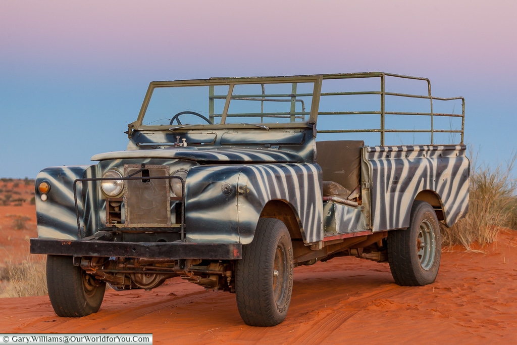 Safari Truck, Bagatelle Kalahari Game Ranch, Namibia