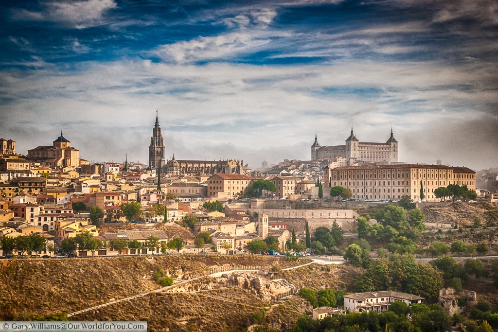 The view of Toledo, Spain