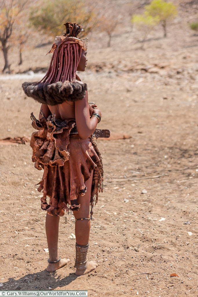The wonderful hair of the Himba women, Damaraland, Namibia