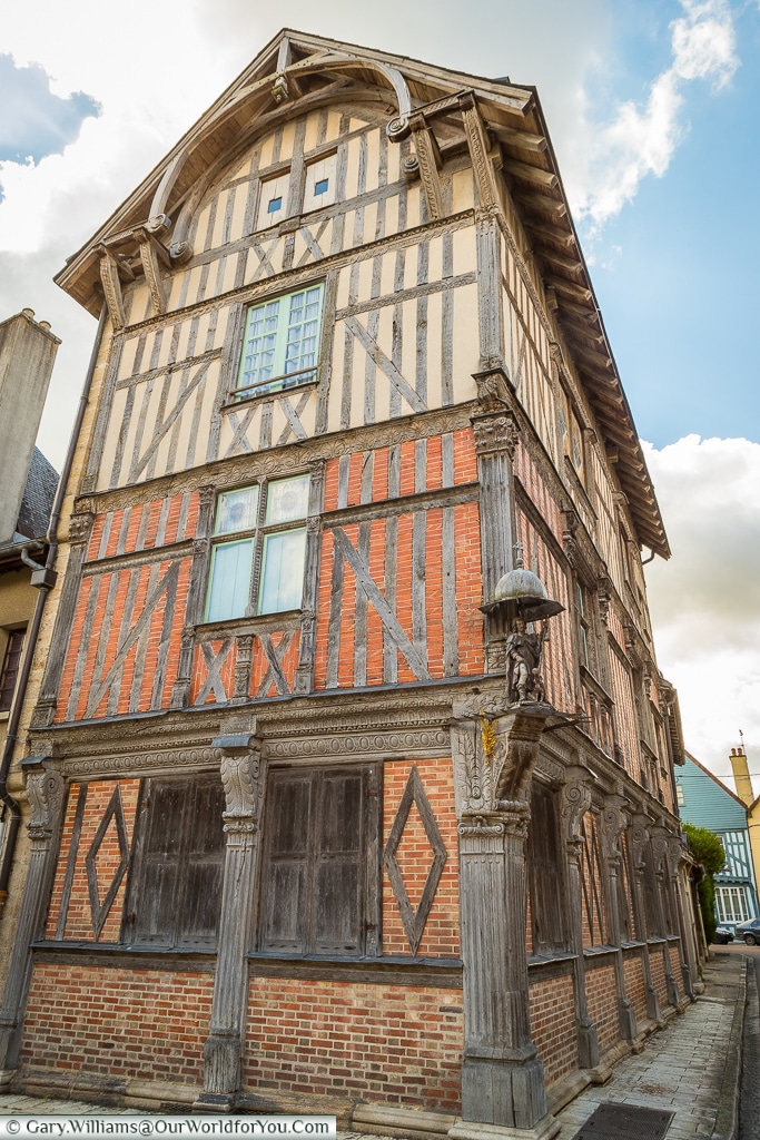 16th century Timbered House, Bar-sur-Seine, France