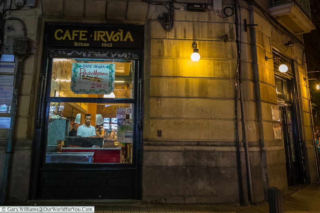 Café Iruña, Bilbao, Spain