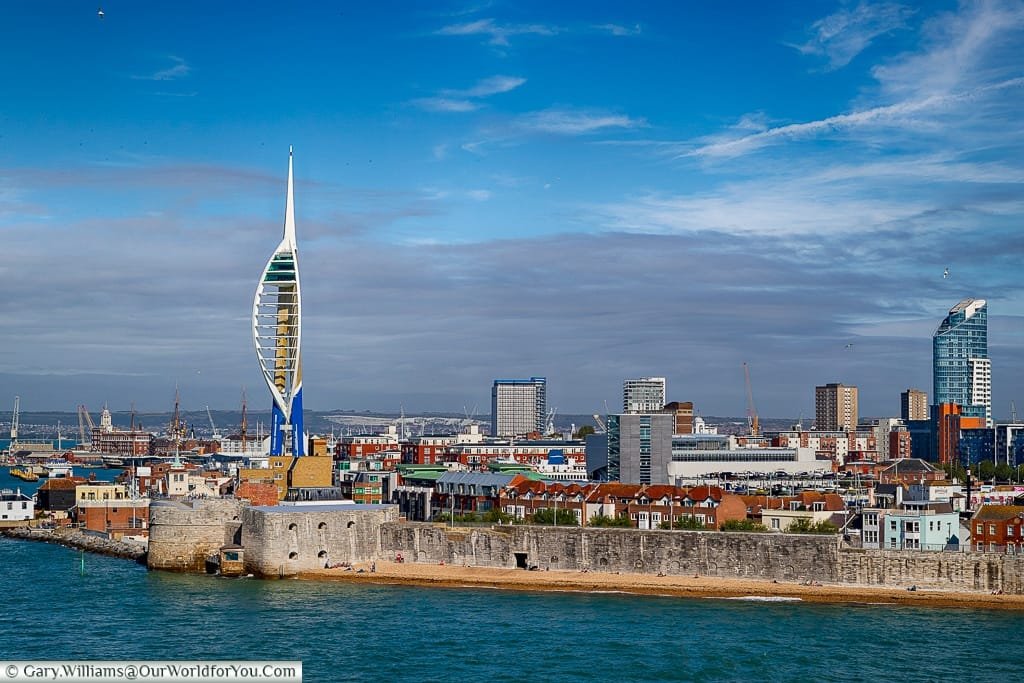 Leaving Portsmouth heading for Bilbao, Spain