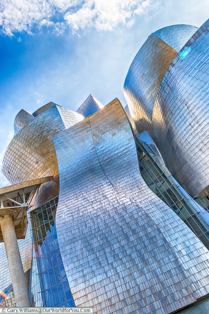The Guggenheim looks great from so many angles, Bilbao, Spain