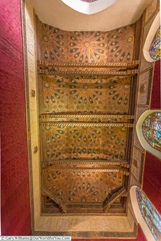 The ceiling of the chapel, Alcázar, Segovia, Spain