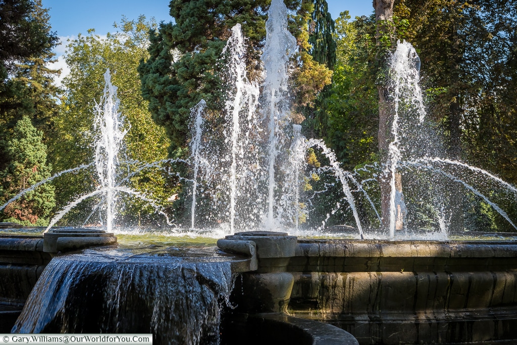 The fountain, Oviedo, Spain