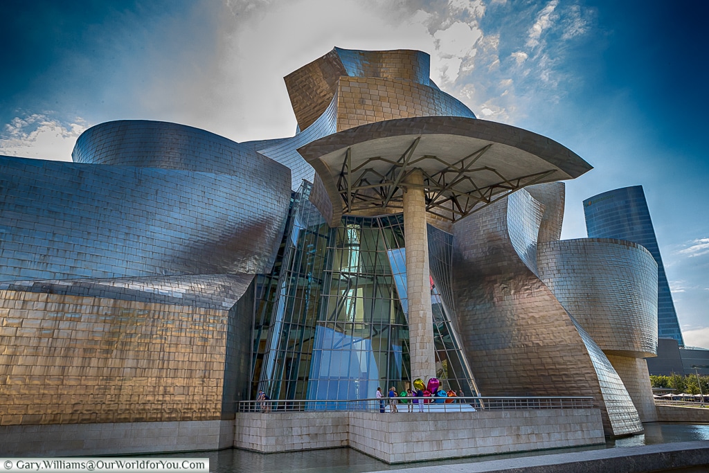 The stunning Guggenheim , Bilbao, Spain
