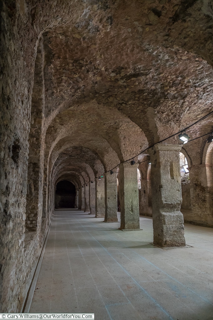 The cryptoporticus, Reims, Champagne Region, France