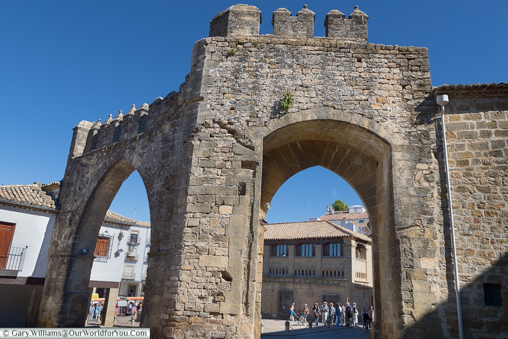Jaen Gate and Arco de Villalar, Baeza, Spain