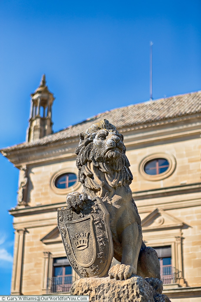 Lion at Vázquez de Molina Palace, Úbeda, Spain