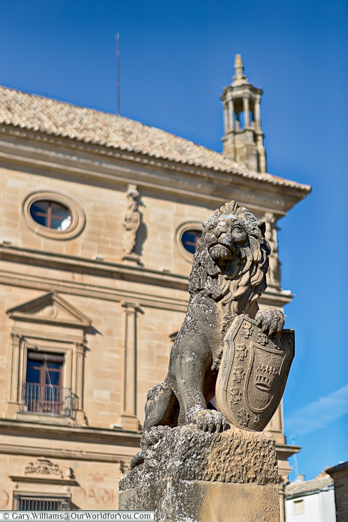 Proud Lion at Vázquez de Molina Palace, Úbeda, Spain