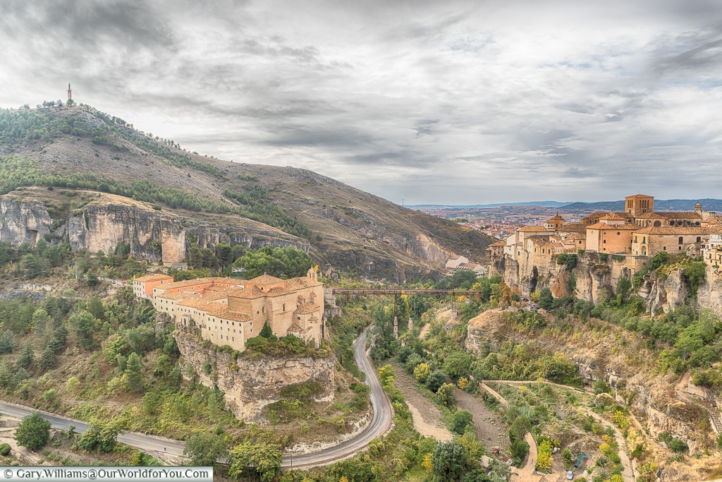 The view of the Huécar gorge, Cuenca, Spain