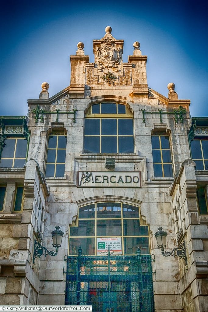 The entrance to the Mercado de la Esperanza, Santander, Spain