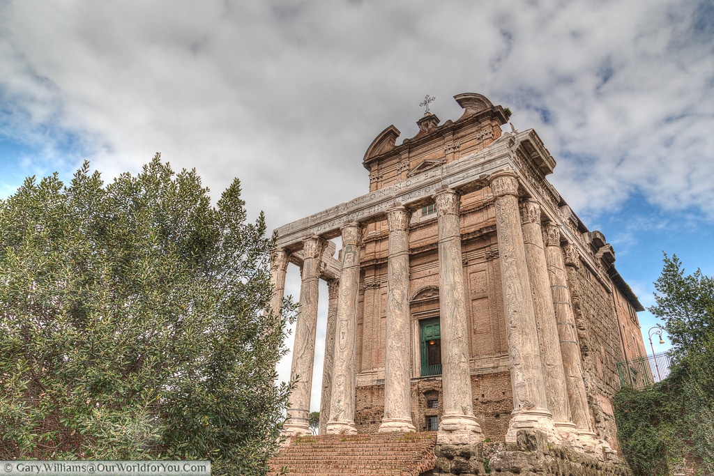 Antoninus and Faustina Temple, Rome, Italy