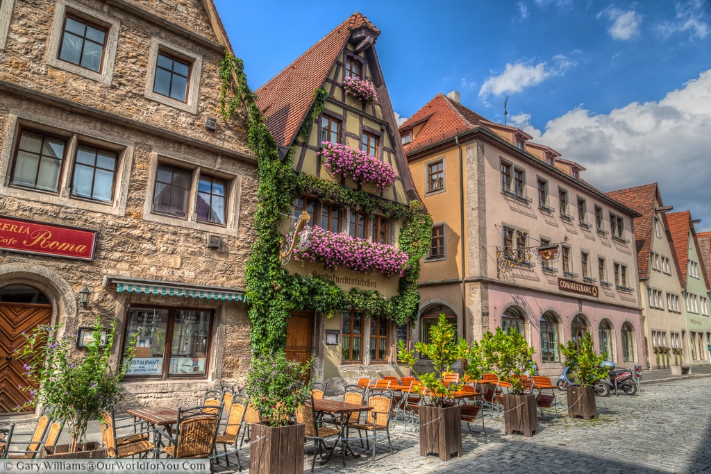 Hocher Hotel & Cafe (Hotel Frei), Rothenburg ob der Tauber, Bavaria, Germany