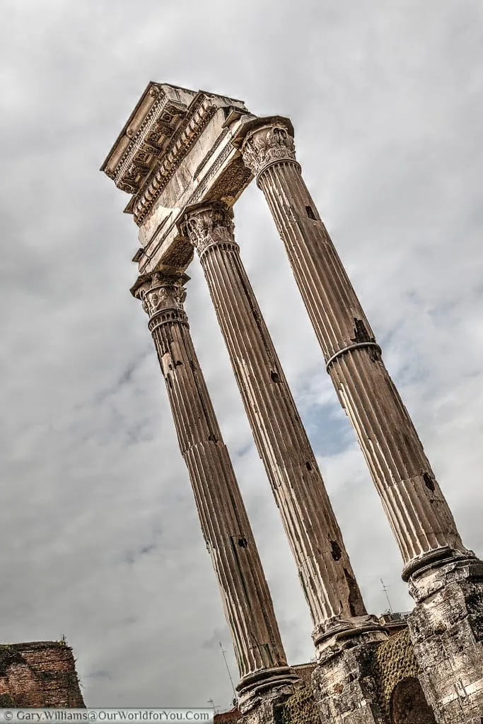 Il Tempio dei Dioscuri, Rome, Italy