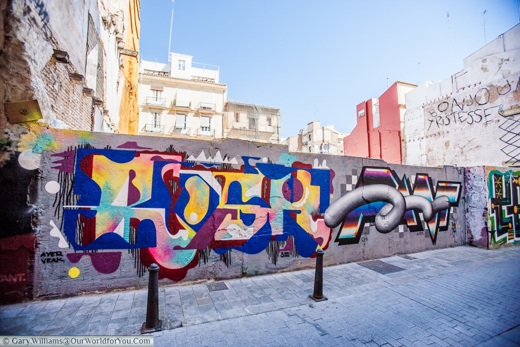 This is not just graffiti - this is art. Valencia, Spain