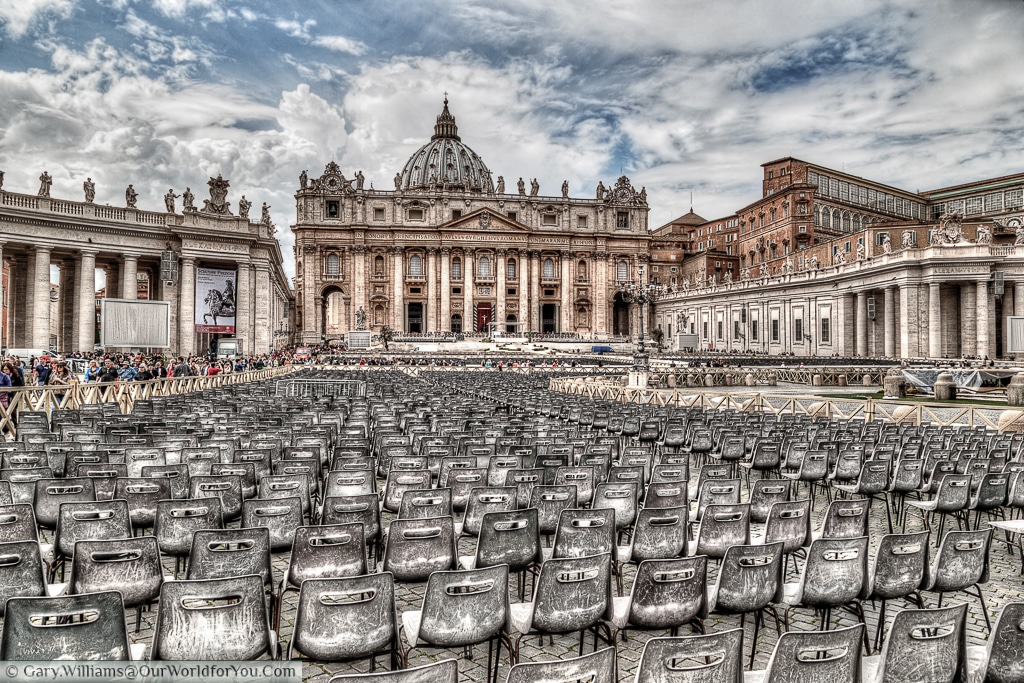 St. Peter's Basilica in the Vatican City, Rome, Italy