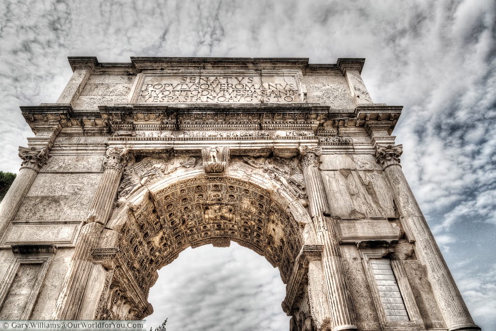 The Arch of Titus, Rome, Italy