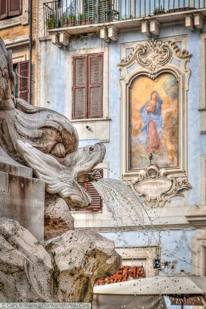 The Fontana del Pantheon, Rome, Italy