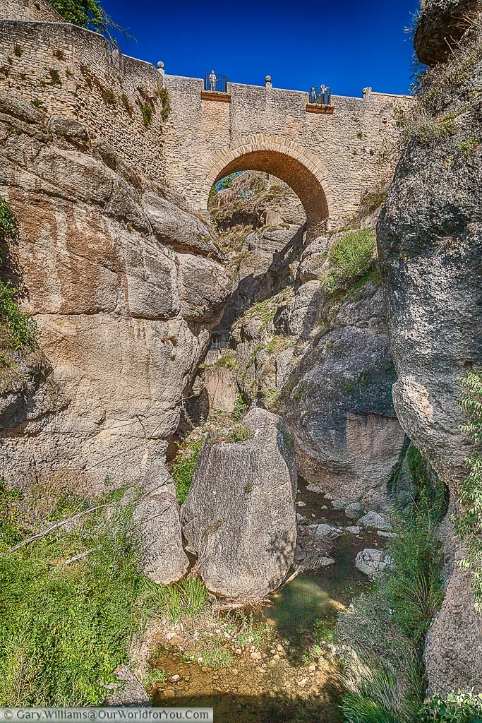 The old bridge, Ronda, Spain