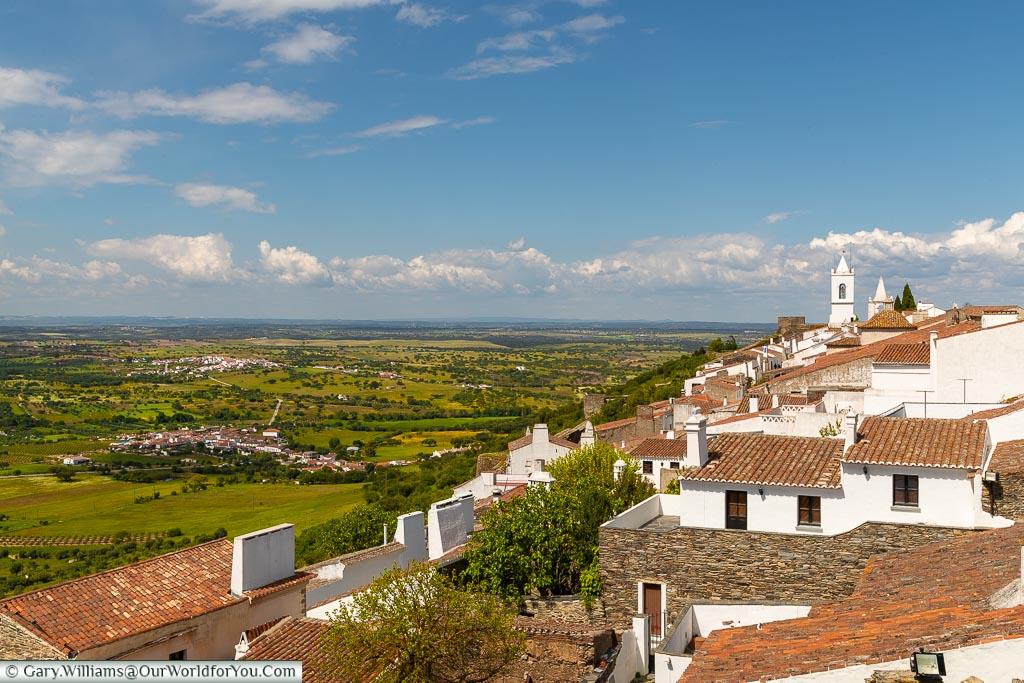 Across the rooftops, Monsaraz, Portugal