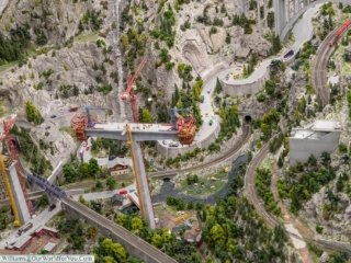 Looking down from on high, Miniatur Wunderland, Hamburg, Germany
