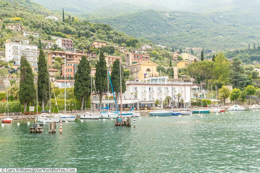 The southern end of the town from the jetty where the ferry docked.