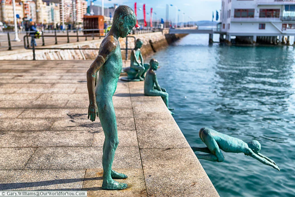 The four boys, Santander, Spain