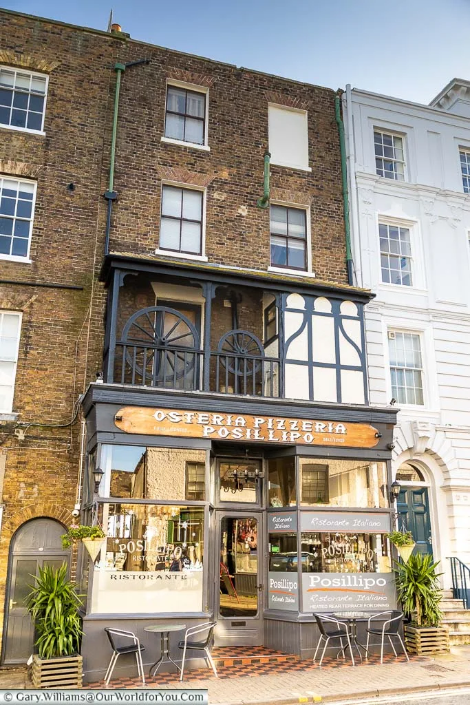 Osteria Pizzeria Posillipo; A traditional Italian restaurant in Broadstairs.