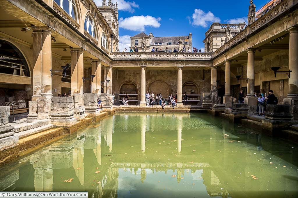 East View Of The Great Bath The Roman Baths Spa The Baths In Bath V5 ?is Pending Load=1