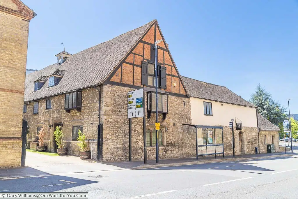 The medieval Corpus Christi Hall, one of the many remnants of historic maidstone