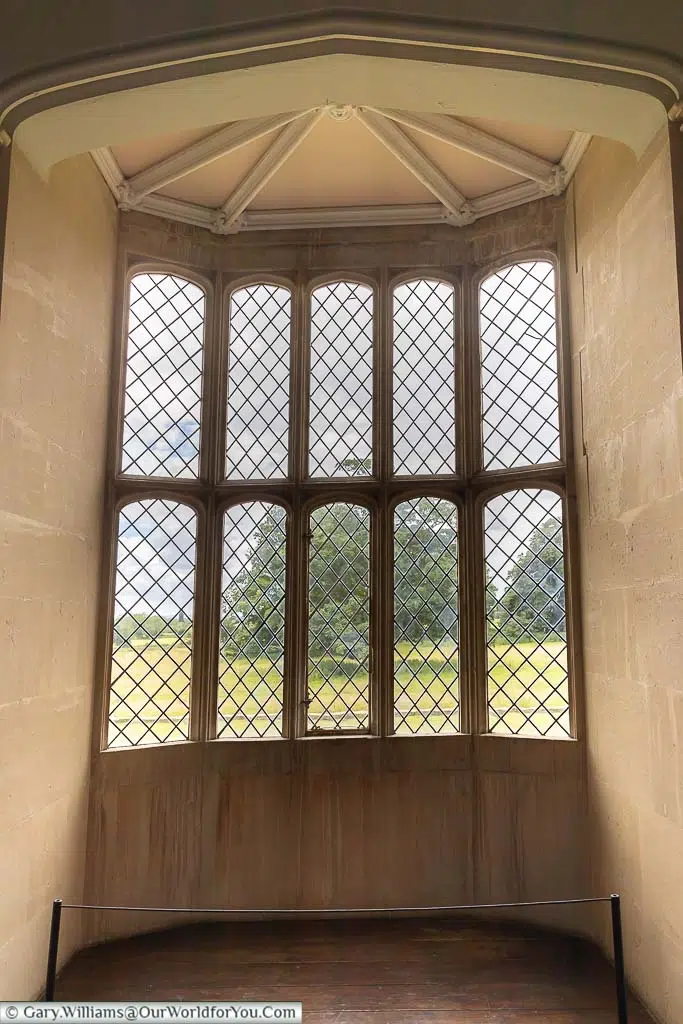 The window in the nook used in the famous Fox Talbot negative at Lacock Abbey in Wiltshire.