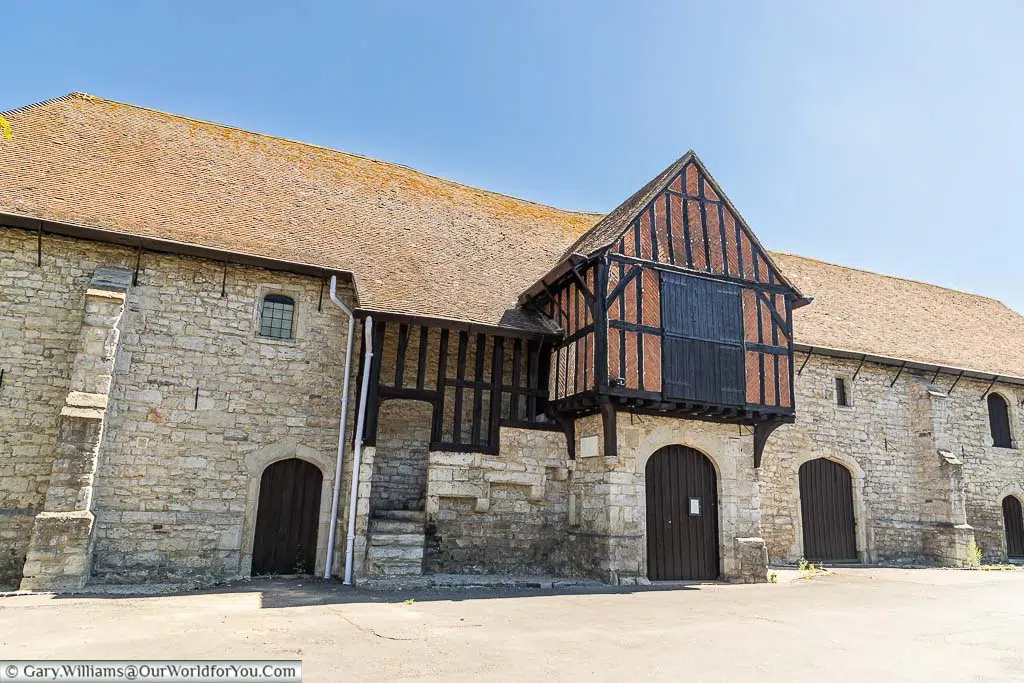 The Tudor Tythe Barm that is now home to the Tyrwhitt-Drake Museum of Carriages, a place to visit in maidstone