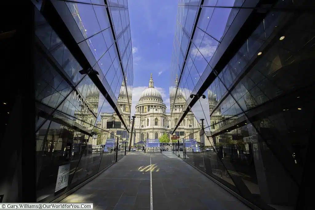 St Paul's from One New Change, City of London, London, England, UK