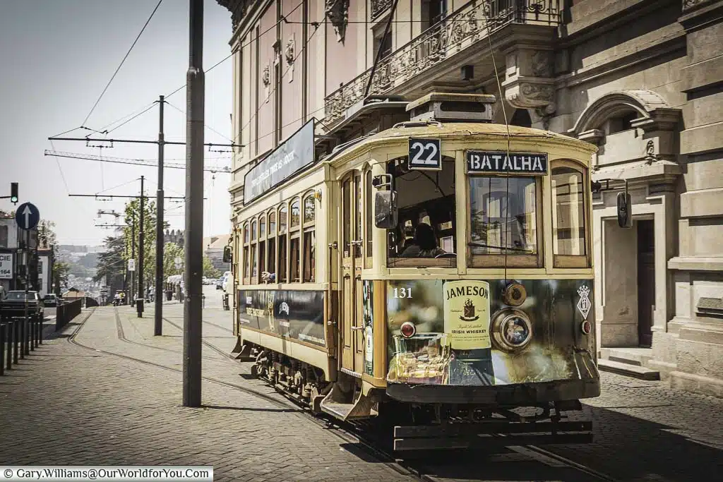 The Heritage tram, Porto, Portugal