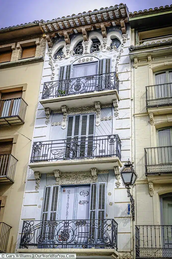 The art nouveau casa la madrileña in plaza del torico plaza del torico, teruel, spain