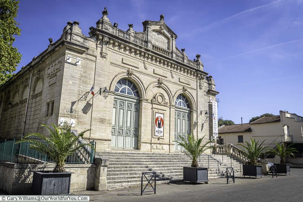 The classicly styled casino municipal in beaucaire, france