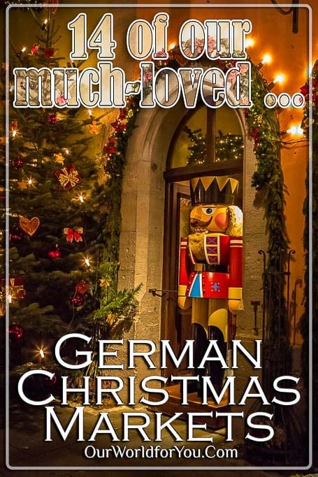 The Pin image of our post - '14 of our much-loved German Christmas Markets'