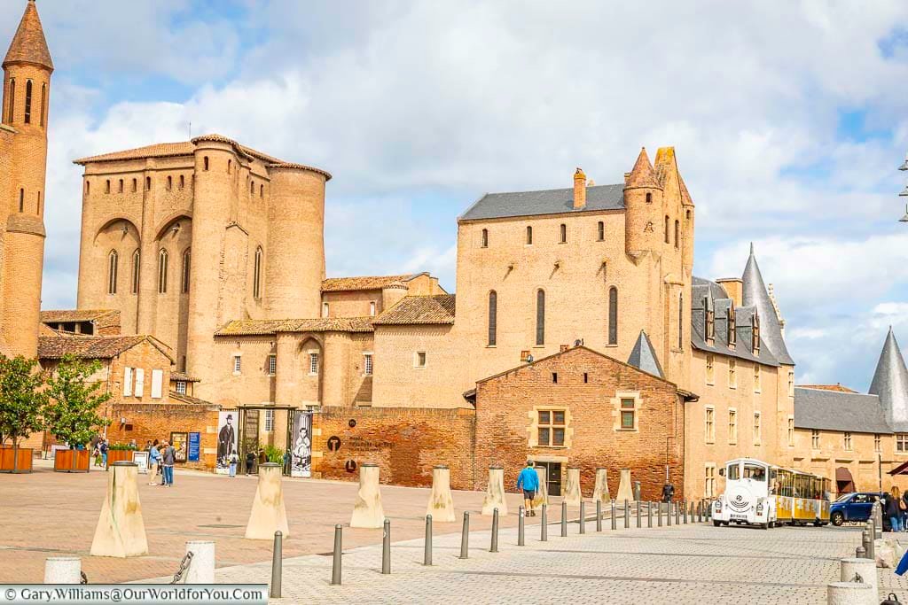 The musée toulouse-lautrec in the city of albi in the occitania region of southern france