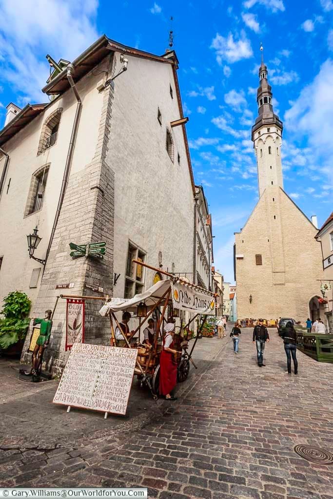 The impressive Gothic Town Hall. Roads leading from it offer up an array of temptations for the traveller.
