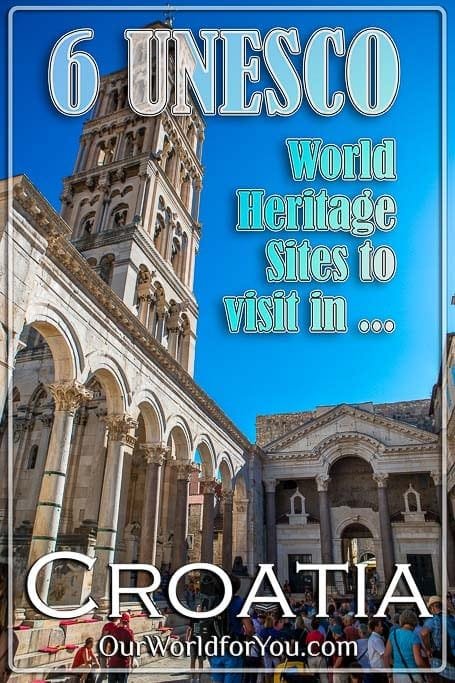 The Pin image for our post '6 UNESCO World Heritage sites to visit in Croatia'