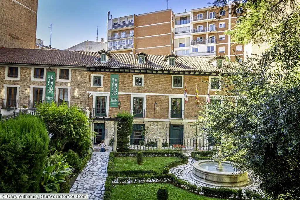 The house of cervantes and museum in valladolid in the castile and león region of spain