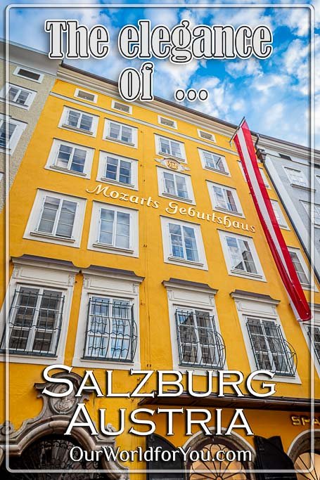 The pin image for our post - 'The Elegance of Salzburg, Austria